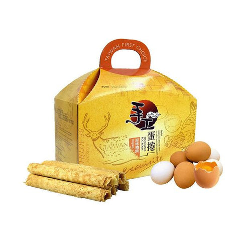 Fu Yi Shan Handmade Original Egg Rolls 475g/(5packs)福義軒手工原味機能蛋捲禮盒