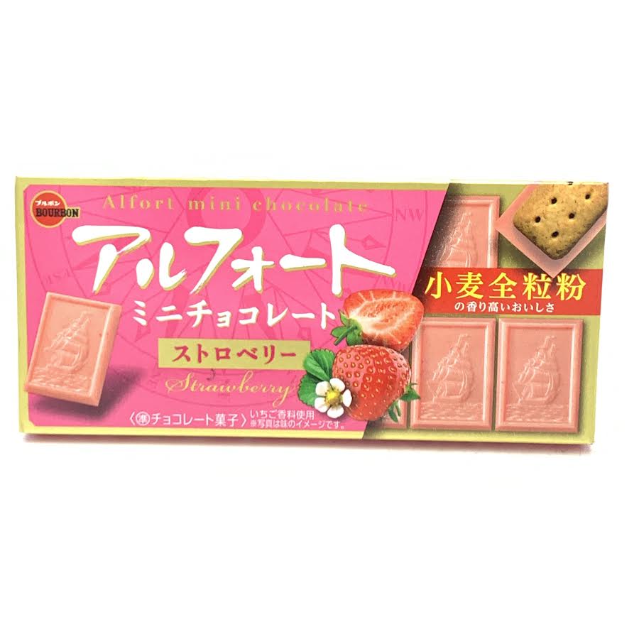 Bourbon ALFORT Mini Chocolate Strawberry Cookie 55g/(12pc)