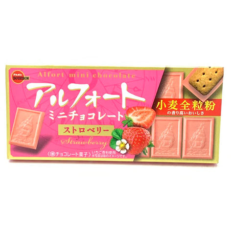 Bourbon ALFORT Mini Chocolate Strawberry Cookie 55g/(12pc)