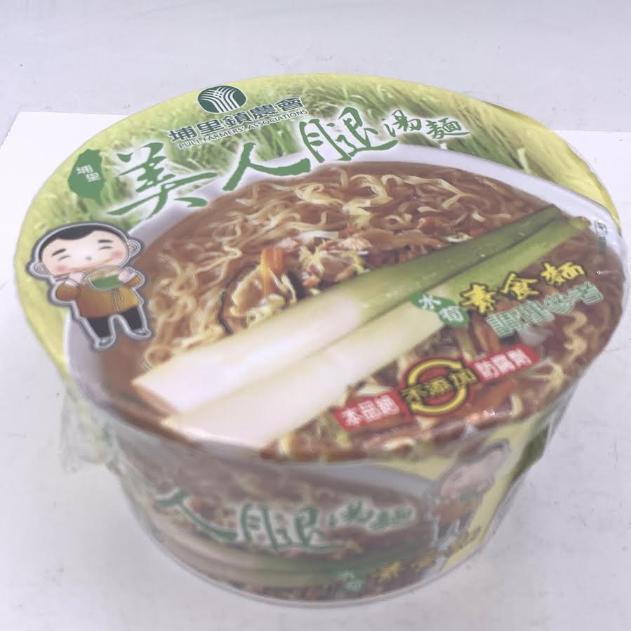 Taiwan Water Bamboo Vegetable Noodle 84g美人腿水筍素食汤面