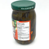 Shih Chuan Peeled Green Crispy Chili Pepper 450g十全剝皮辣椒