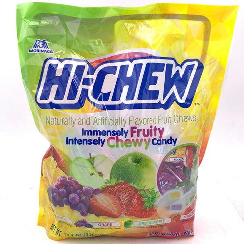Morinaga Hi-Chew Fruity Chewy Candy - Mango, Grape, Green Apple, Strawberry Original Mix 12.7oz/(360g)
