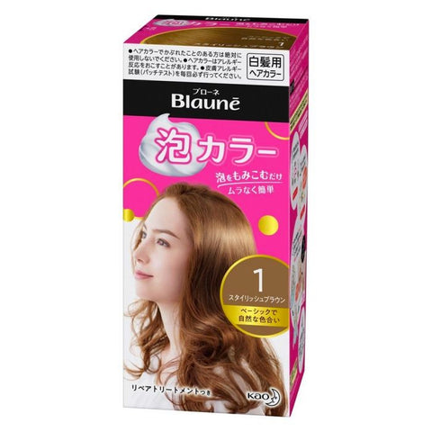 Kao Blaune Bubble Hair Color-1 Stylish Brown