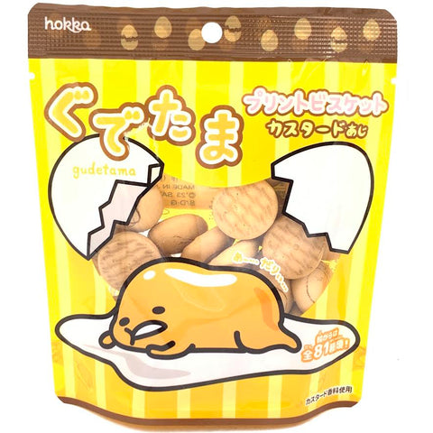 Hokka Hokuriku Gudetama Pudding Biscuit 1.33oz/38g