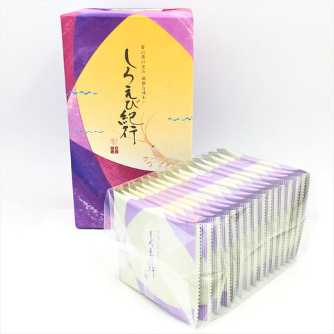 Hinodeya Seika Shiroebi Kikou Rice Cracker 3.94oz / 112g (16pcs)