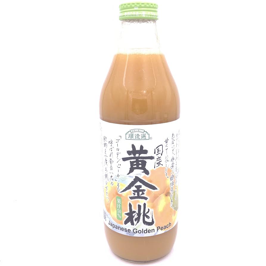 Junzosen Kokusan Ogonto Gold Peach Juice 33.8fl.oz/(1L)順造選黃金桃汁