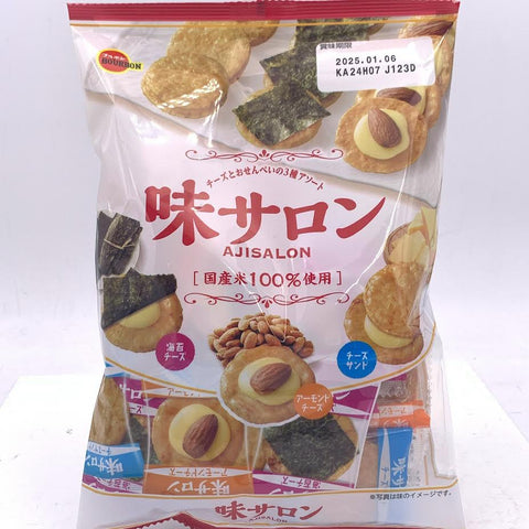 Bourbon Aji Salon Japanese Baked Rice Cracker 63g