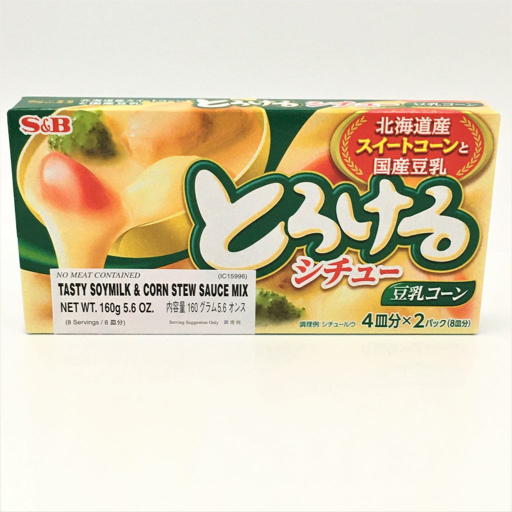 S&B Japanese Tasty Soymilk & Corn Stew Sauce Mix 5.6oz/ 160g