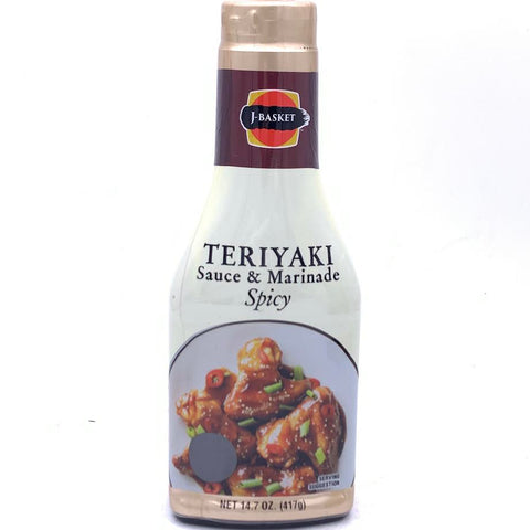 J-Basket Teriyaki Sauce & Marinade - Spicy 14.7oz/(417g)