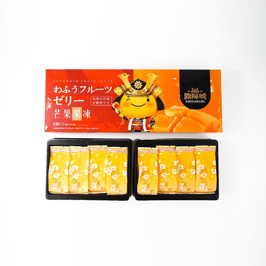 Shu Shin Fang Fruit Jelly - Mango Jelly 400g/(8pcs)手信霧隱城日式芒果果凍