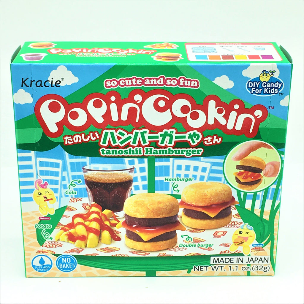 Kracie Popin' Cookin' Diy Japanese Candy Kit, tanoshii Hamburger