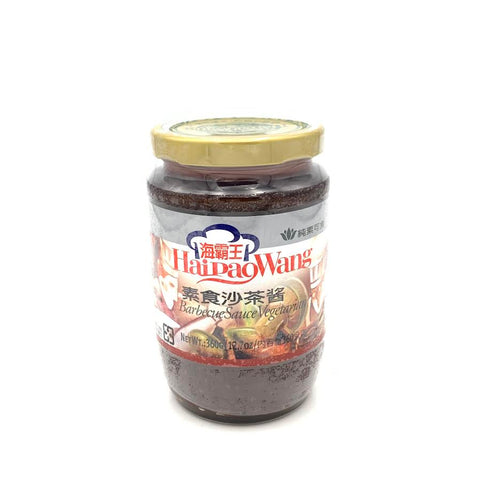 海霸王素食沙茶酱 Hai Pao Wang Barbecue Sauce Vegetarian 12.7oz/ 360g